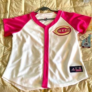 Majestic Cincinnati Reds baseball shirt - woman Size L